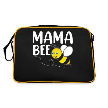 Apiculteur Apiculture Mama Mama Bee - Sac Retro - noir/or - Dos