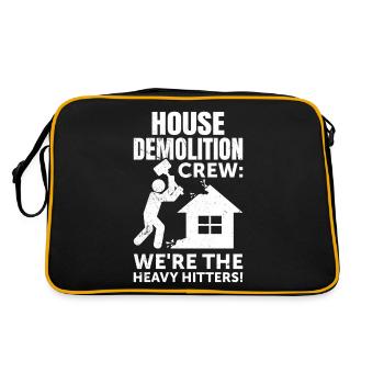 Démolition de maison Équipe Heavy Hitters Funny Day Marteau - Sac Retro - noir/or - Dos