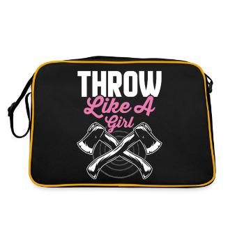 hache lancer fille hachette lanceur lancer comme un m - Sac Retro - noir/or - Dos