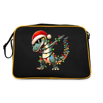 Polka Dot Brontosaurus Dinosaur Sunglasses Never - Retro Bag - black/gold - Back