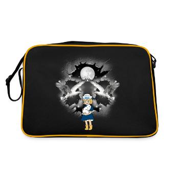 mystique maritime fille mouettes marin mouette - Sac Retro - noir/or - Dos