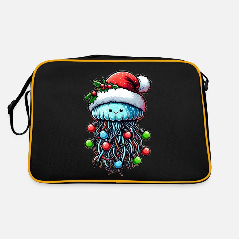 Mignon Kawaii Méduse Océan Chapeau de Noël Sac Retro