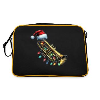 Trompette Instrument de musique - Sac Retro - noir/or - Dos