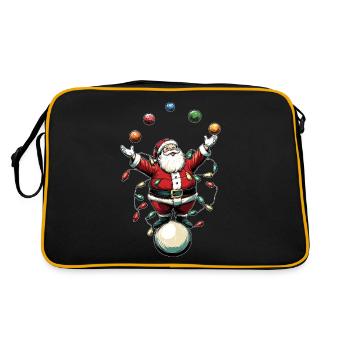 Jonglerie Père Noël Jongleur Cirque Weihn - Sac Retro - noir/or - Dos