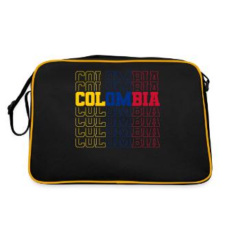 Colombie Colombie Medellín Vacances Bogota Cali - Sac Retro - noir/or - Dos