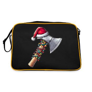 Lanceur de hache Lanceur de hache Chapeau de Noël Noël - Sac Retro - noir/or - Dos