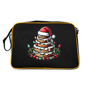 Cake Decoration Cake Decorator Santa Hat - Retro Bag - black/gold - Back