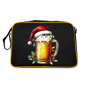 Craft Beer Brewer Brewery Home Brewery Christmas - Retro Bag - black/gold - Back