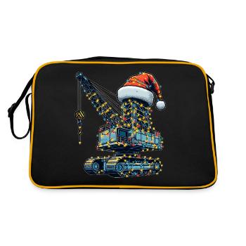 grutier HEO Heavy Equipment Santa Hat - Sac Retro - noir/or - Dos