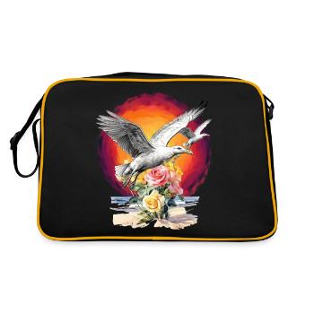 Seagull Seagull Anniversaire Salutations d’anniversaire Marin - Sac Retro - noir/or - Dos