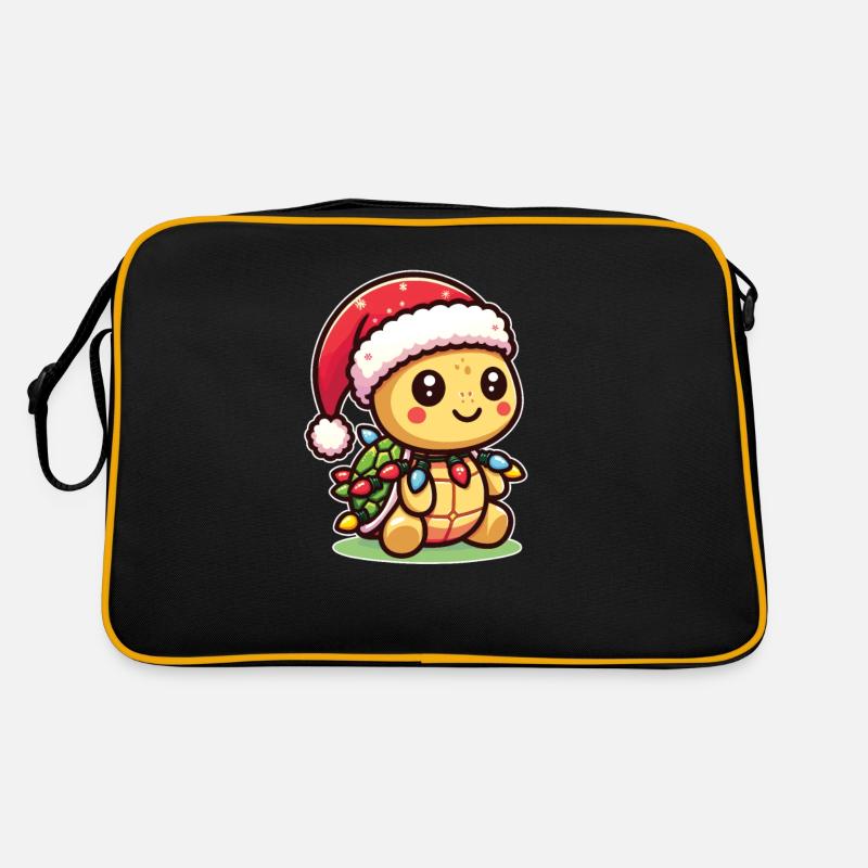 Tortue de Noël Sac Retro