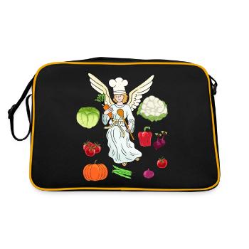 Heavenly Cuisine Hosts Cooking Chefs Chef - Retro Bag - black/gold - Back