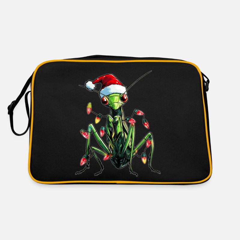 Mante religieuse insecte chapeau de Noël Noël Sac Retro