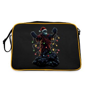 Moses Santa Hat Xmas - Retro Bag - black/gold - Back
