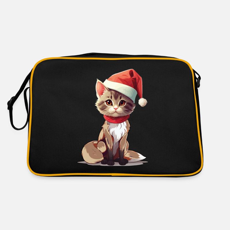 Chat Noël Animaux de compagnie Noël pour animaux de compagnie Sac Retro