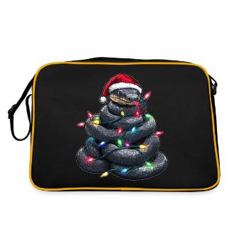 Chapeau de Noël Black Snake Noël - Sac Retro - noir/or - Dos