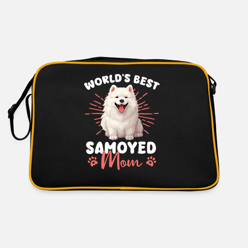 Samoyède Groovy Maman Samoyède Sac Retro