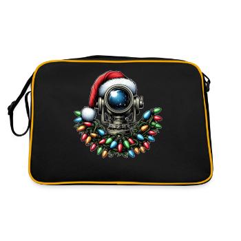 Telescope Stargazing Stargazer Astronomy - Retro Bag - black/gold - Back