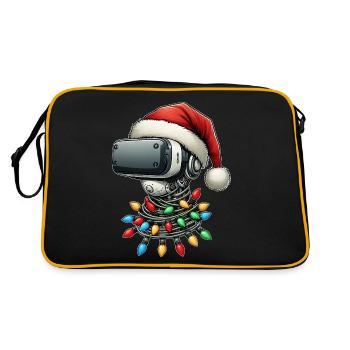 Virtuelle Realität VR Player Videospiele - Retro Tasche - Schwarz/Gold - Hinten