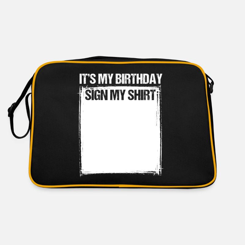Geschenk runder Geburtstag Party Feier Geburtstags Retro Tasche