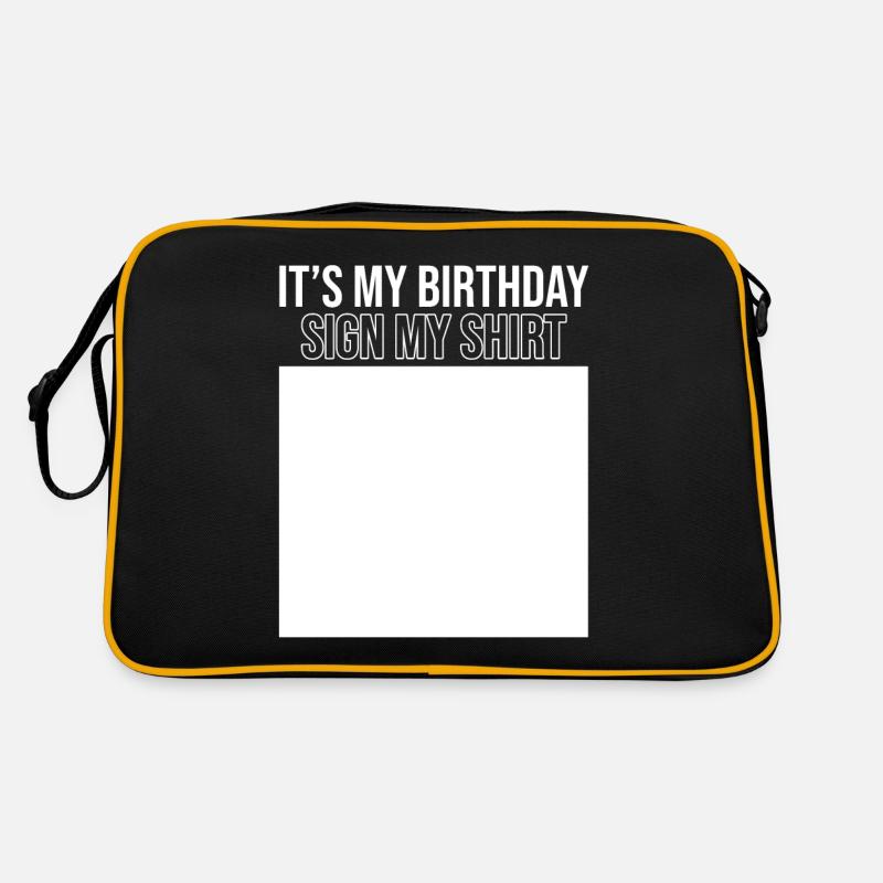 Geschenk runder Geburtstag Party Feier Geburtstags Retro Tasche