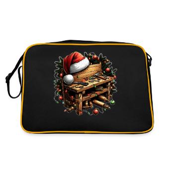 Menuisier Menuiserie Menuiserie Noël - Sac Retro - noir/or - Dos