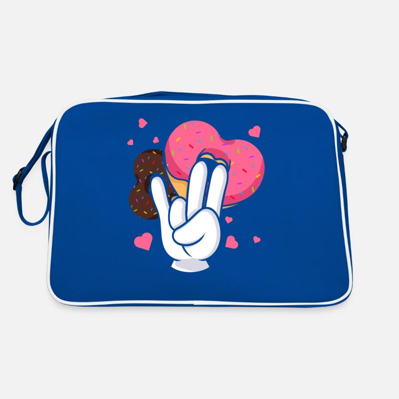 silly embarrassing sarcasm nerd geek donut Retro Bag