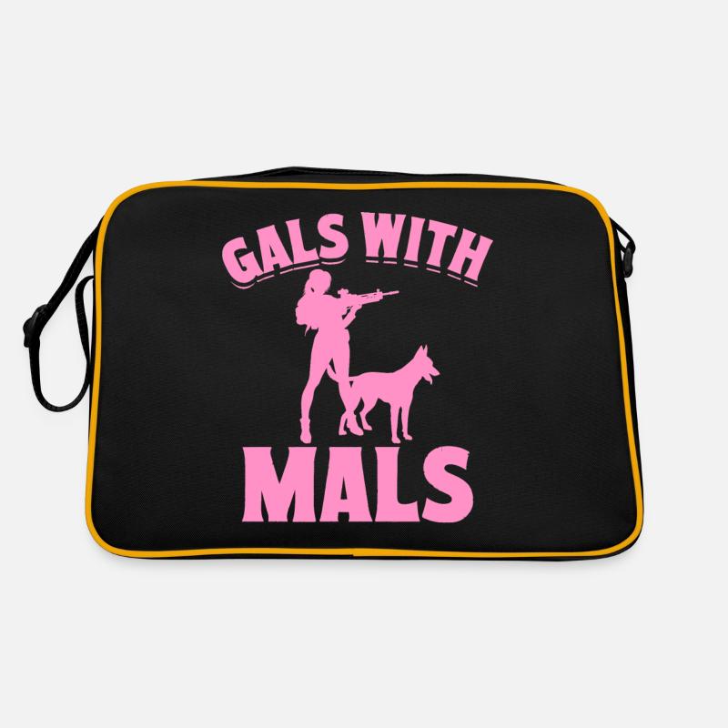 Filles malinois belges avec mals Sac Retro