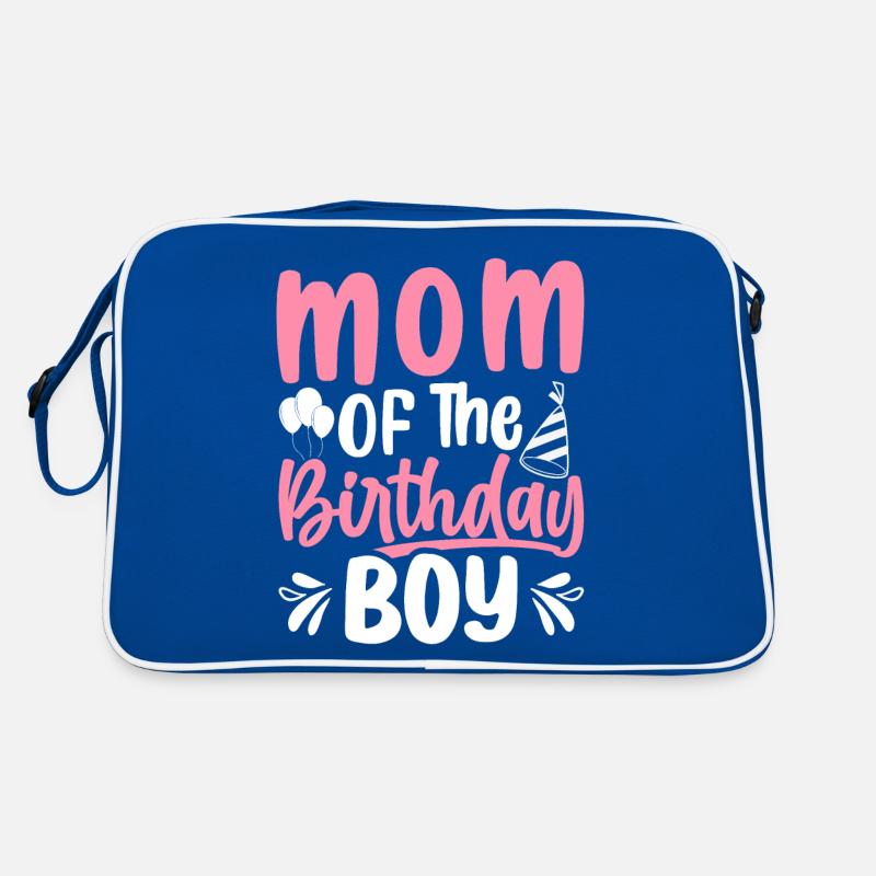 Mère du garçon d’anniversaire Mère Sac Retro
