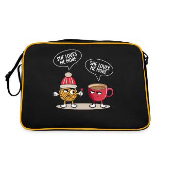 Crochet Tricot Fil Lover Café Elle Aime Mic - Sac Retro - noir/or - Dos