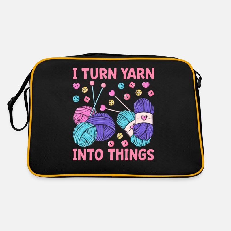 Crochet Tricot Yarn Lover I Transform Yarn I Sac Retro