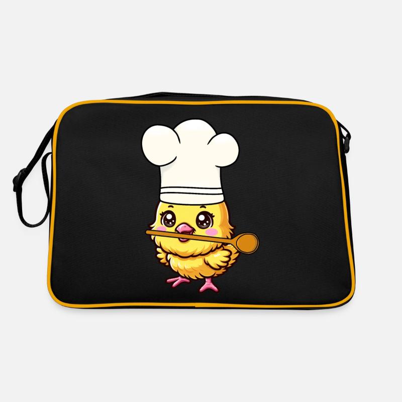 Cuisinier Cuisiniers Cuisinier Cuisinier Poulet poussin Sac Retro