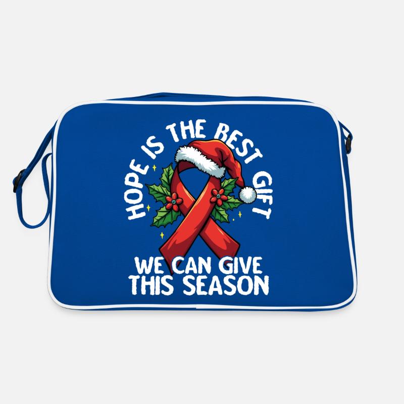 Hoffnung Ist Das Beste Geschenk AIDS Awareness Retro Tasche