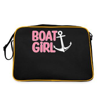 Femelle Boating Boat Girl - Sac Retro - noir/or - Dos