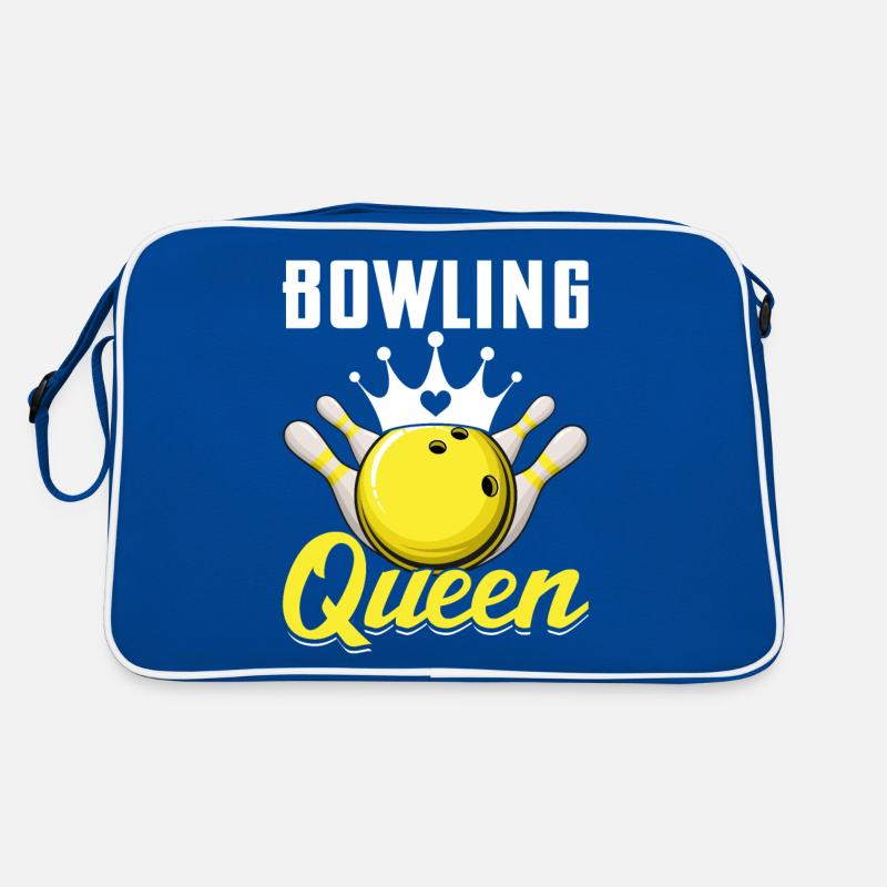 Bowling Queen Bowling Team Retro Tasche