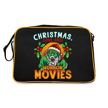 Film d’horreur Zombie Père Noël Noël Amour Horreur - Sac Retro - noir/or - Dos