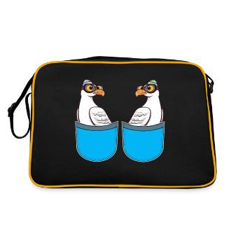 Marins Seagulls Marins maritimes - Sac Retro - noir/or - Dos