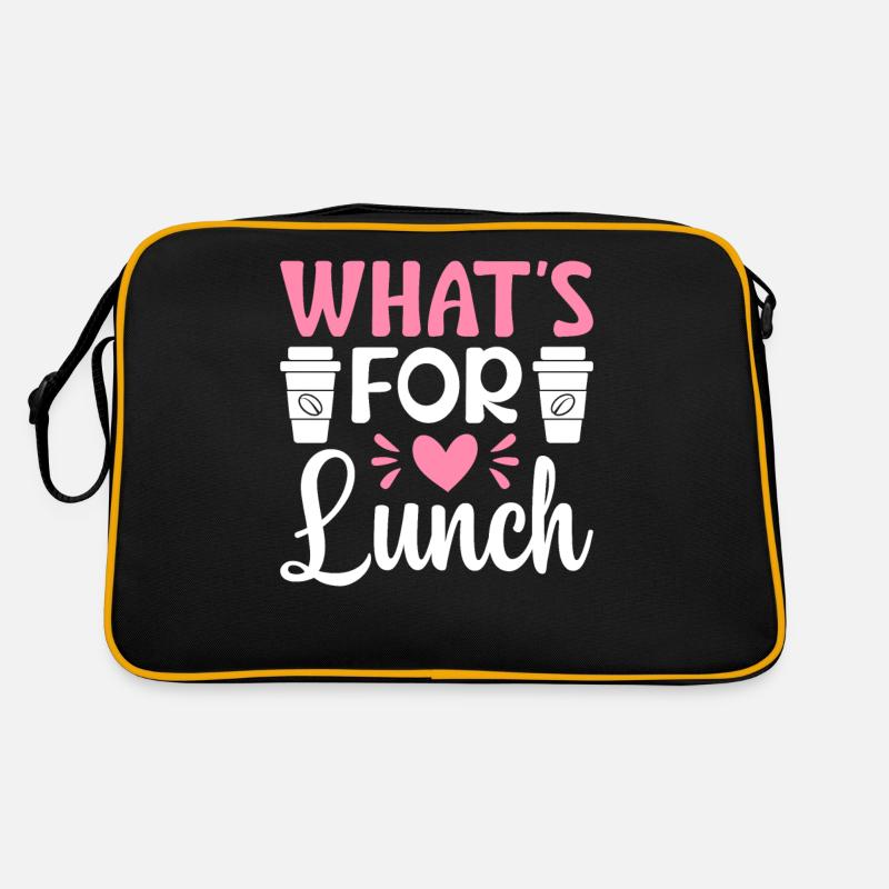 Lunch for cafeteria staff What's on offer Retro Bag