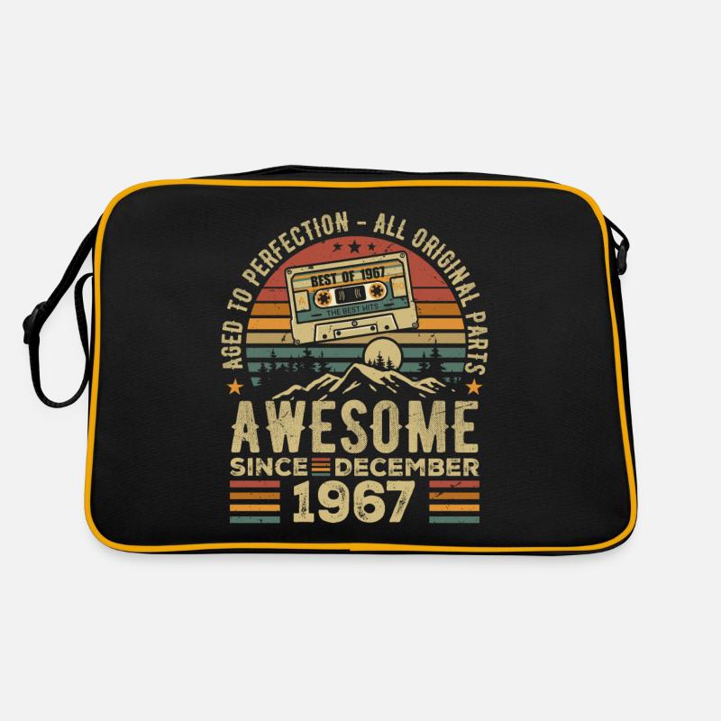 Geburtstag Dezember 1967 | Dezember 1967 Geschenk Retro Tasche
