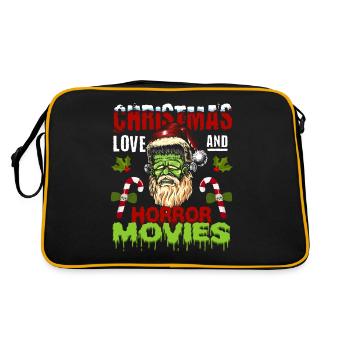 Film d’horreur Zombie Père Noël Noël Amour Horreur - Sac Retro - noir/or - Dos