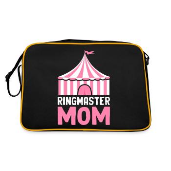 Ringmaster Mom Circus Party Carnival - Retro Bag - black/gold - Back