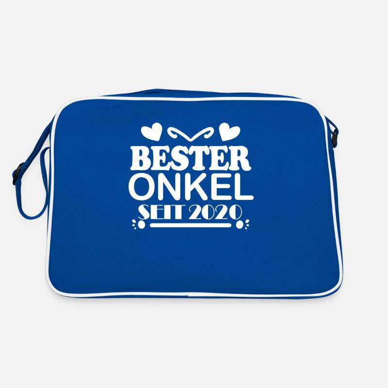 Bester Onkel seit 2020 Retro Tasche