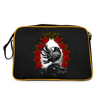 Personnage de conte de fées : Corbeau, Corbeau, Corbeau, Corbeau, Conte de fées - Sac Retro - noir/or - Dos