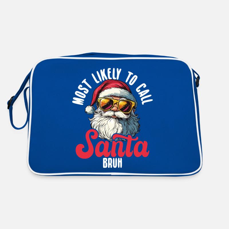 Les plus susceptibles d’appeler Santa Bruh Noël cool Sac Retro