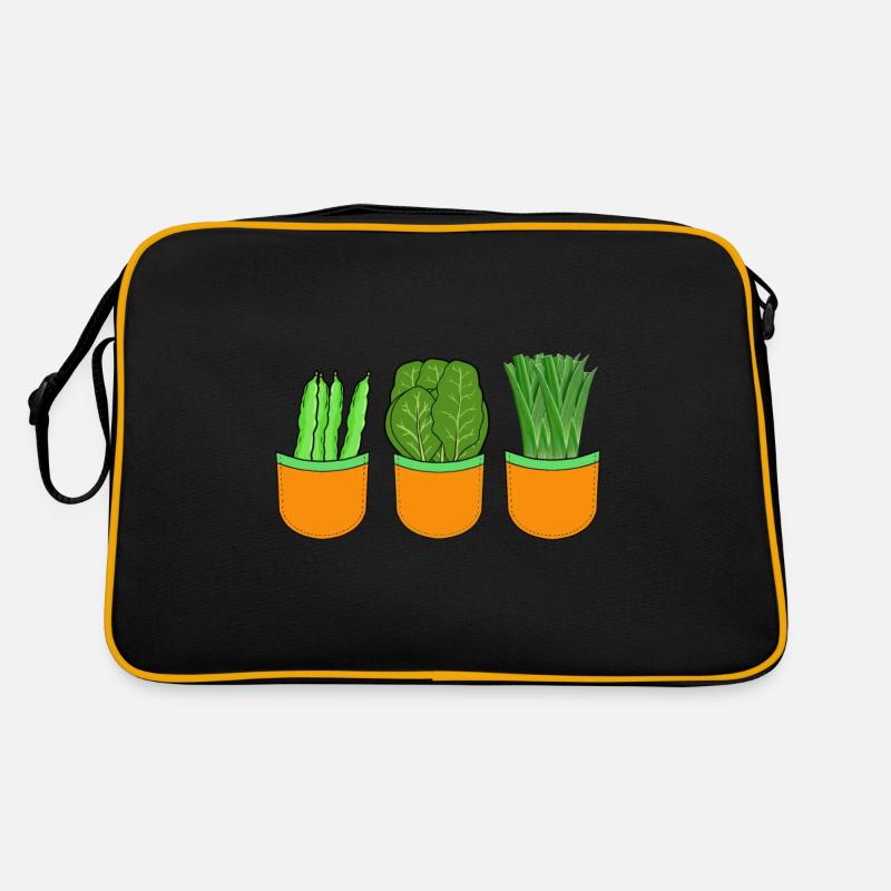Cuisines Légumes Cuisine végétarienne Chefs Sac Retro