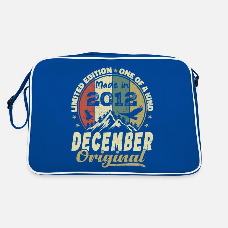 Vintage Retro Geburtstagsgeschenk - Dezember 2012 Retro Tasche