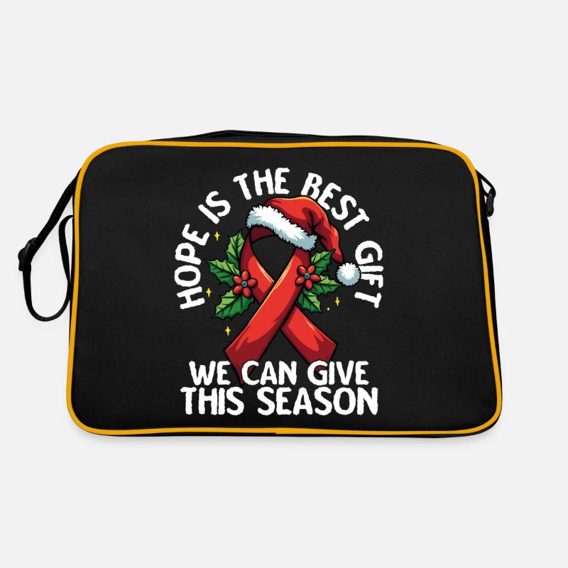 Hope Is The Best Gift AIDS Awareness Retro Bag