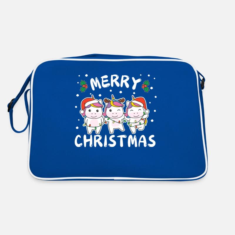 Joyeux Noël Doux Licorne Noël Sac Retro