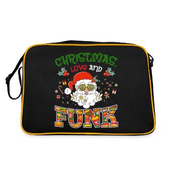 Noël, l’amour et le funk – Musique groove festive - Sac Retro - noir/or - Dos