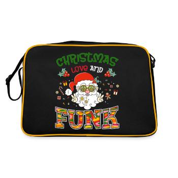 Noël, l’amour et le funk – Musique groove festive - Sac Retro - noir/or - Dos